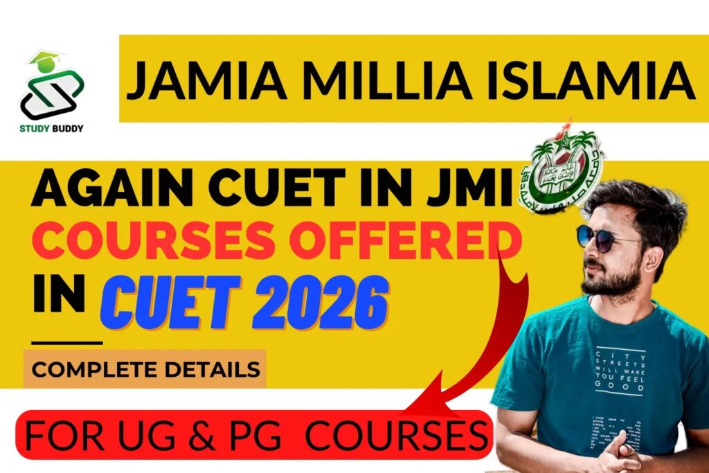 JAMIA MILLIA ISLAMIA CUET Courses