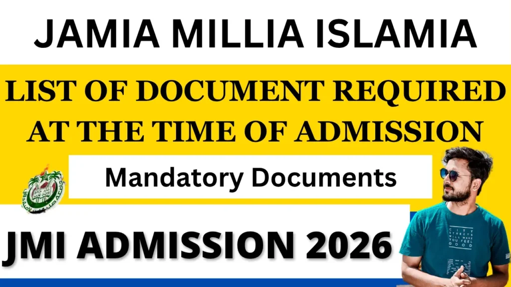 Document required in jamia admission